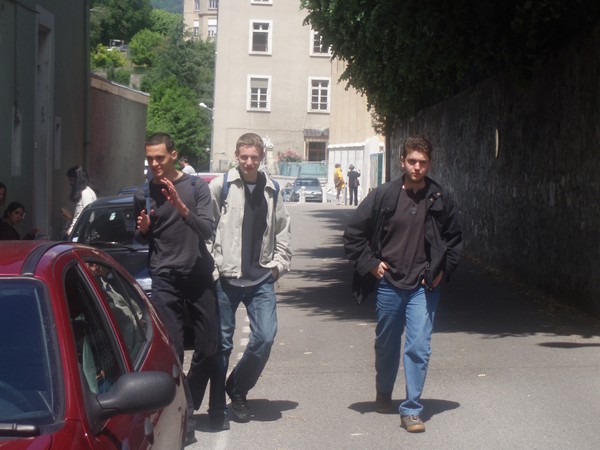 Pierre, Charles et Kevin